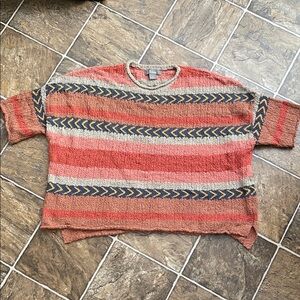 natural reflections short sleeve sweater